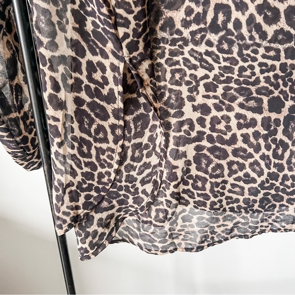 Lovestitch Leopard Print Blouse | Large - Picture 5 of 5
